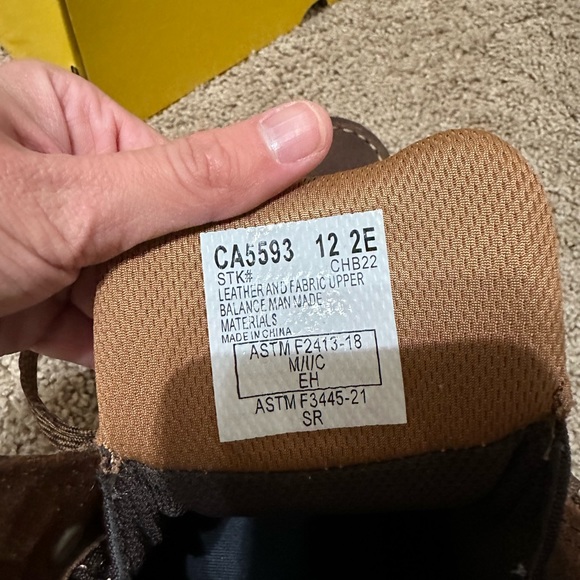 Steel toe work boots - Picture 6 of 8